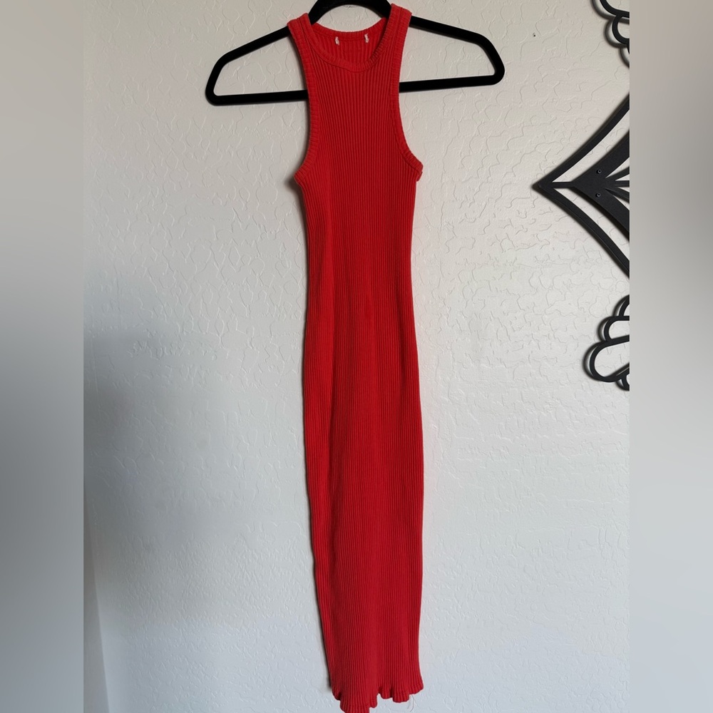 BILLABONG Sleeveless Ribbed Tomboy Racerback Dress